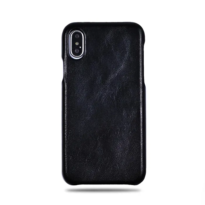 Personalized Signature iPhone Xs / iPhone X Black Leather Case