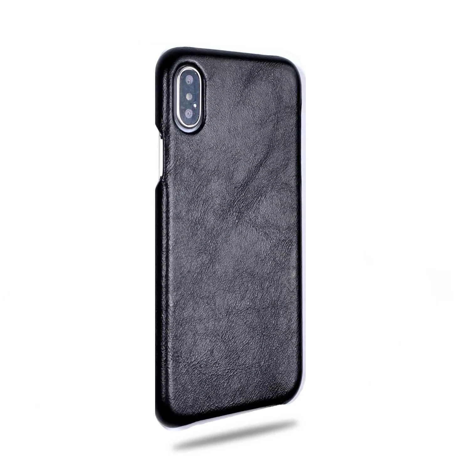 Personalized Signature iPhone Xs / iPhone X Black Leather Case
