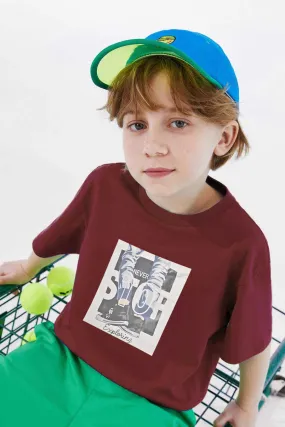 Polo Republica Boy's Never Stop Printed Tee Shirt Polo Republica Boy's Never Stop Printed Tee Shirt