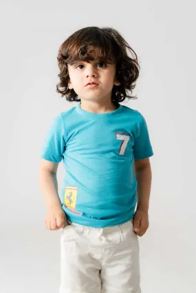 Polo Republica Boy's PakWheels Ferrari Printed Tee Shirt Polo Republica Boy's PakWheels Ferrari Printed Tee Shirt