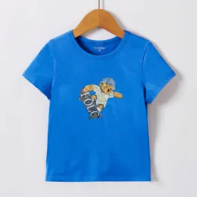 Polo Republica Boy's Polo Bear Printed Tee Shirt Polo Republica Boy's Polo Bear Printed Tee Shirt
