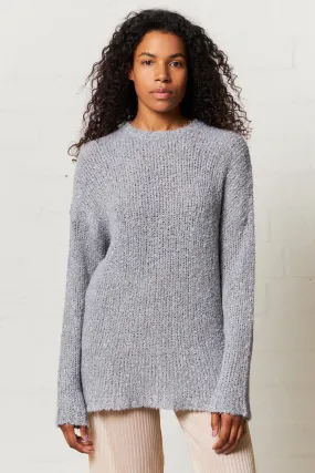 Popover Roundneck Grey Boucle Popover Roundneck Grey Boucle