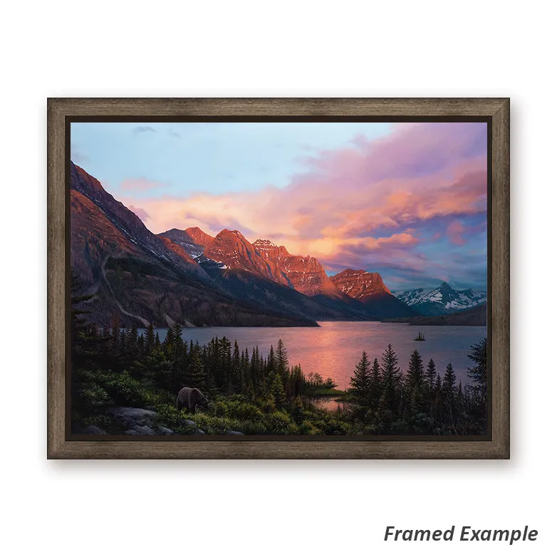 "A Lasting Impact" - Colorful Landscape Canvas Art Print