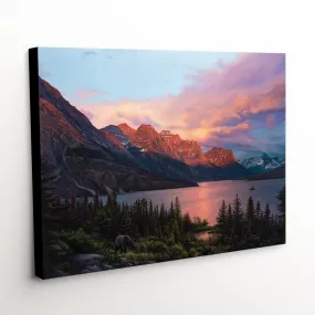 "A Lasting Impact" - Colorful Landscape Canvas Art Print "A Lasting Impact" - Colorful Landscape Canvas Art Print