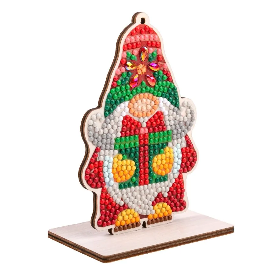 "Christmas Buddies" Crystal Art Hanging Decorations Set of 6