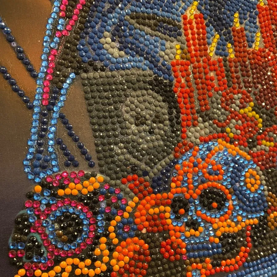 "Skull Fairy" Crystal Art Scroll Kit 40x50cm