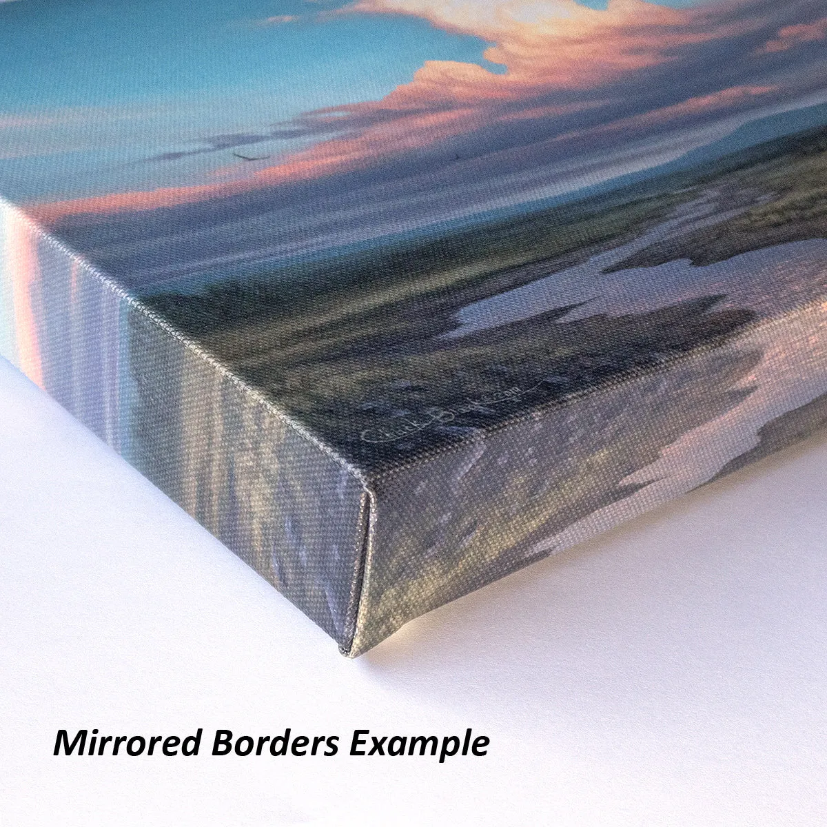 "Sundog Days" - Sunrise Landscape Canvas Art Print, Yellowstone Bison