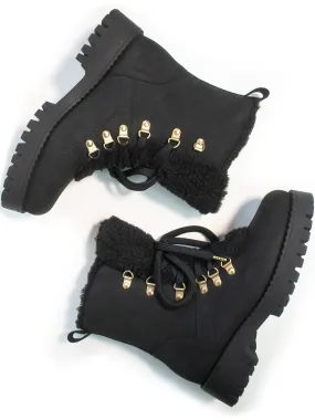 Recycled Vegan Shearling Boots Recycled Vegan Shearling Boots