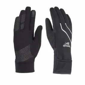 Reebok Apparel Men Performance Touch Screen Gloves (Unisex) BLACK Reebok Apparel Men Performance Touch Screen Gloves (Unisex) BLACK