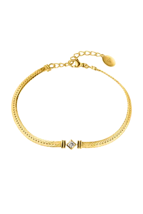 Retro Sparkling Bracelet 18K Gold Plated Retro Sparkling Bracelet 18K Gold Plated