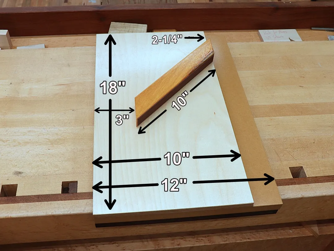 Rob Cosman's Mitered Shooting Board