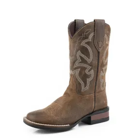 Roper Kids Monterey Tan Leather Boots Roper Kids Monterey Tan Leather Boots