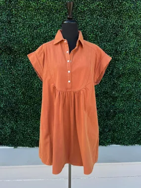 Rust Denim Dress Rust Denim Dress