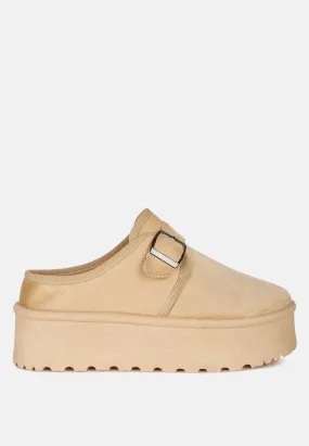 Ryeson Buckle Strap Platform Classic Slip-On Ryeson Buckle Strap Platform Classic Slip-On