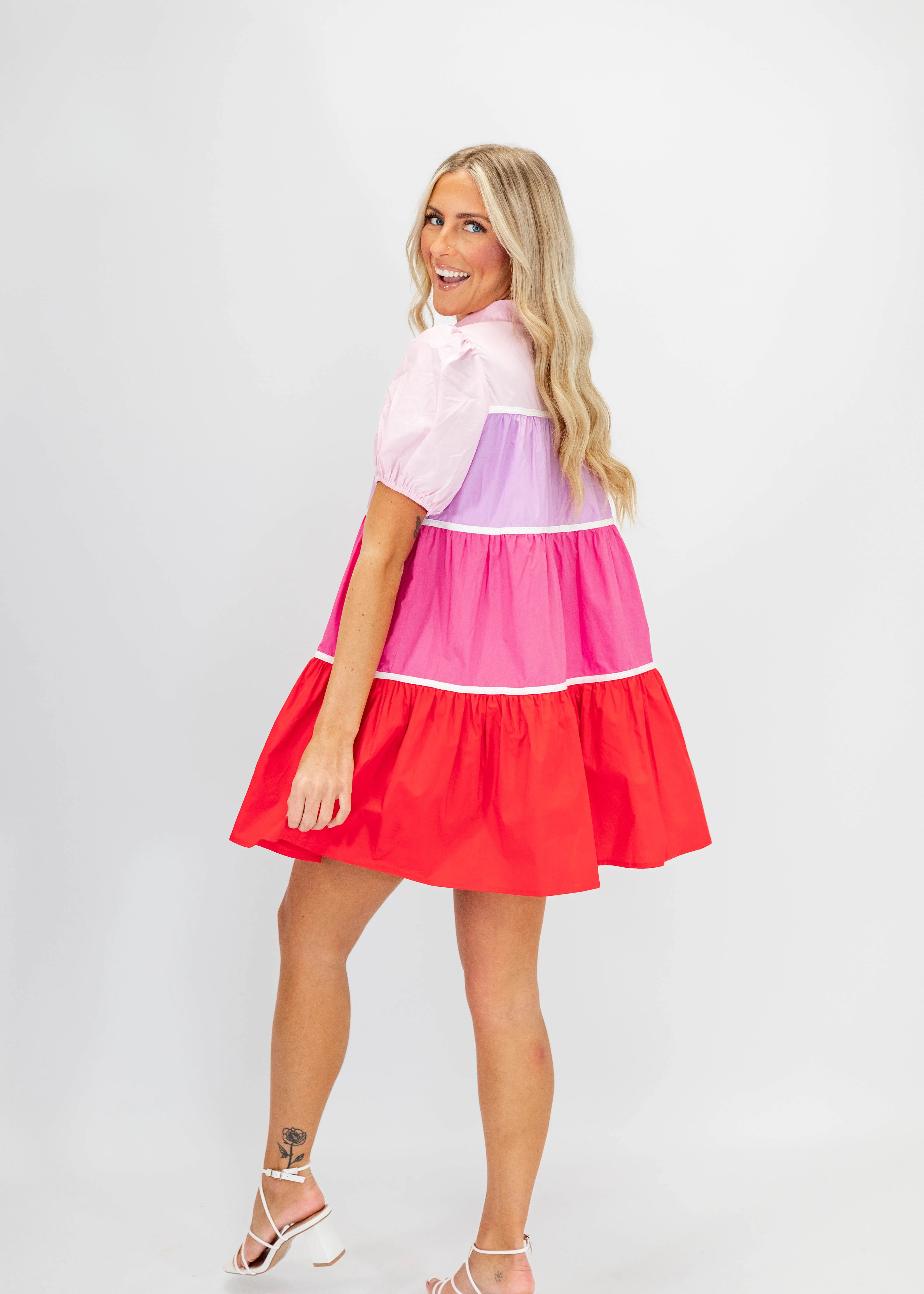Shine Bright Button Down Dress FINAL SALE