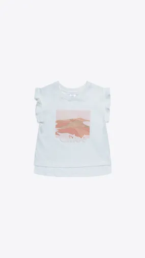 Short Sleeve T-Shirt "Dune" Visual with Glitter Short Sleeve T-Shirt "Dune" Visual with Glitter