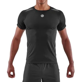 SKINS SERIES-3 MEN'S SHORT SLEEVE ACTIVE TOP BLACK SKINS SERIES-3 MEN'S SHORT SLEEVE ACTIVE TOP BLACK