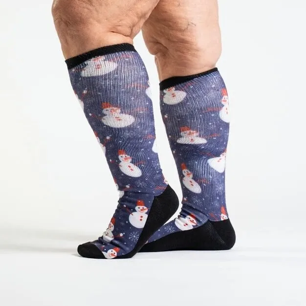 Snowballs Non-Binding Diabetic Socks