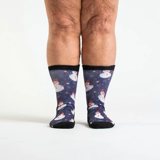 Snowballs Non-Binding Diabetic Socks