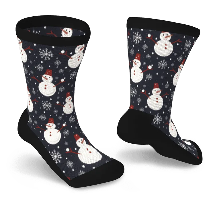 Snowballs Non-Binding Diabetic Socks