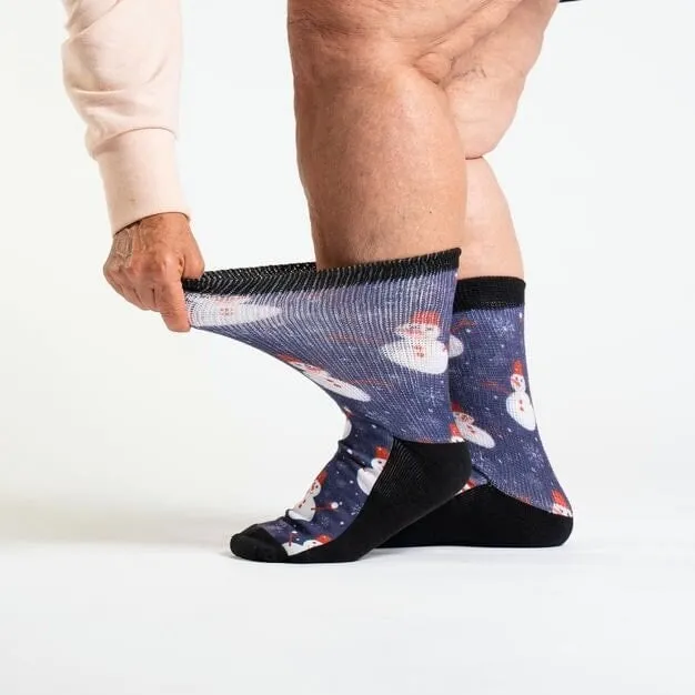 Snowballs Non-Binding Diabetic Socks