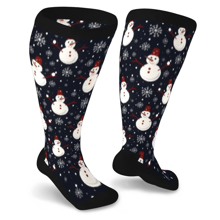 Snowballs Non-Binding Diabetic Socks