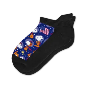Space Snoopy Ankle Diabetic Socks Space Snoopy Ankle Diabetic Socks