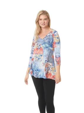 Tianello "Scarlet" Cotton Burnout "Leyton" Tunic XS-M Tianello "Scarlet" Cotton Burnout "Leyton" Tunic XS-M