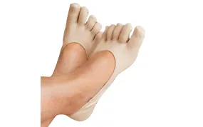 Toe Socks with Gel Infused Heel Toe Socks with Gel Infused Heel
