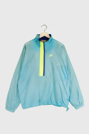 Vintage Nike Quarter Zip Multi Neon Coloured Windbreaker Sz L Vintage Nike Quarter Zip Multi Neon Coloured Windbreaker Sz L