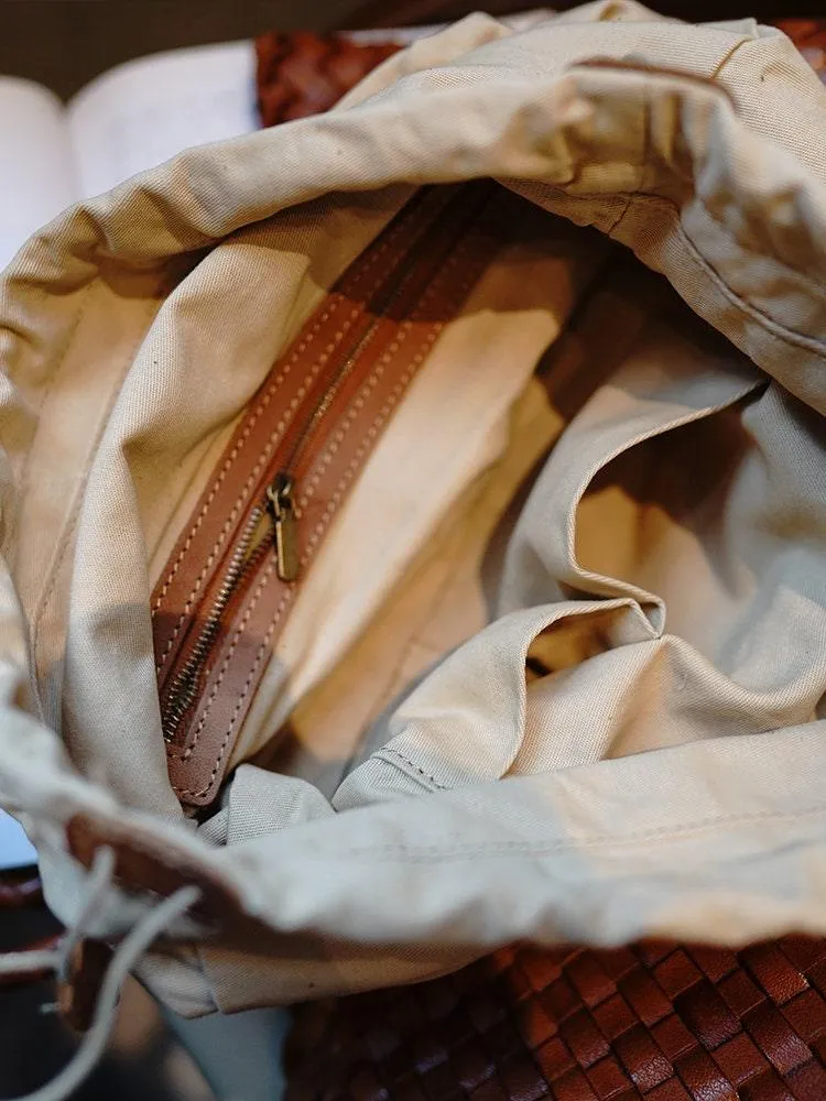 Woven leather bag | handmade full grain leather bag | Minimalist women's Bag, Handbag, Soft Leather Tote, Daily Bag, Gift for Her