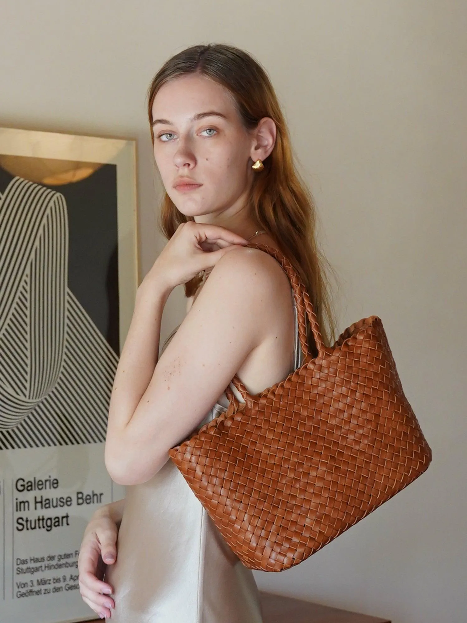 Woven leather bag | handmade full grain leather bag | Minimalist women's Bag, Handbag, Soft Leather Tote, Daily Bag, Gift for Her