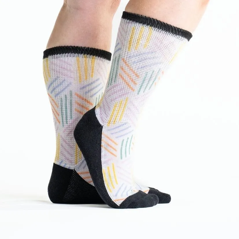 ZigZag Non-Binding Diabetic Socks